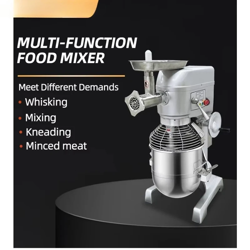 Bild 6: 30L-Mixer mit Fleischwolf-Funktion, Eierschläger und Teigmixer