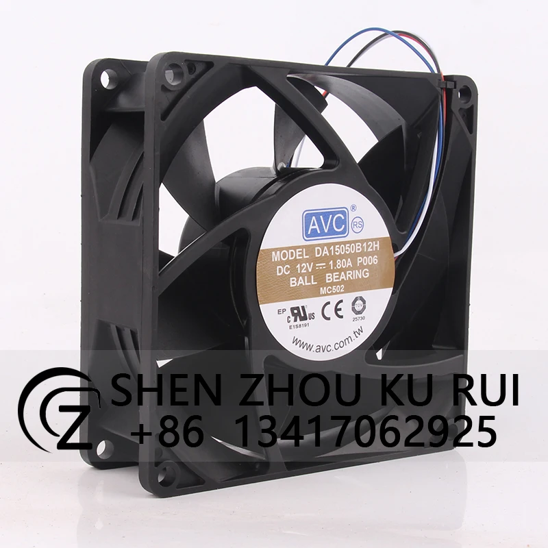 DA15050B12H Case Cooling Fan for AVC DC12V 1.8A 150x150x50mm 15CM 15050 Large Air Volume Temperature Control PWM