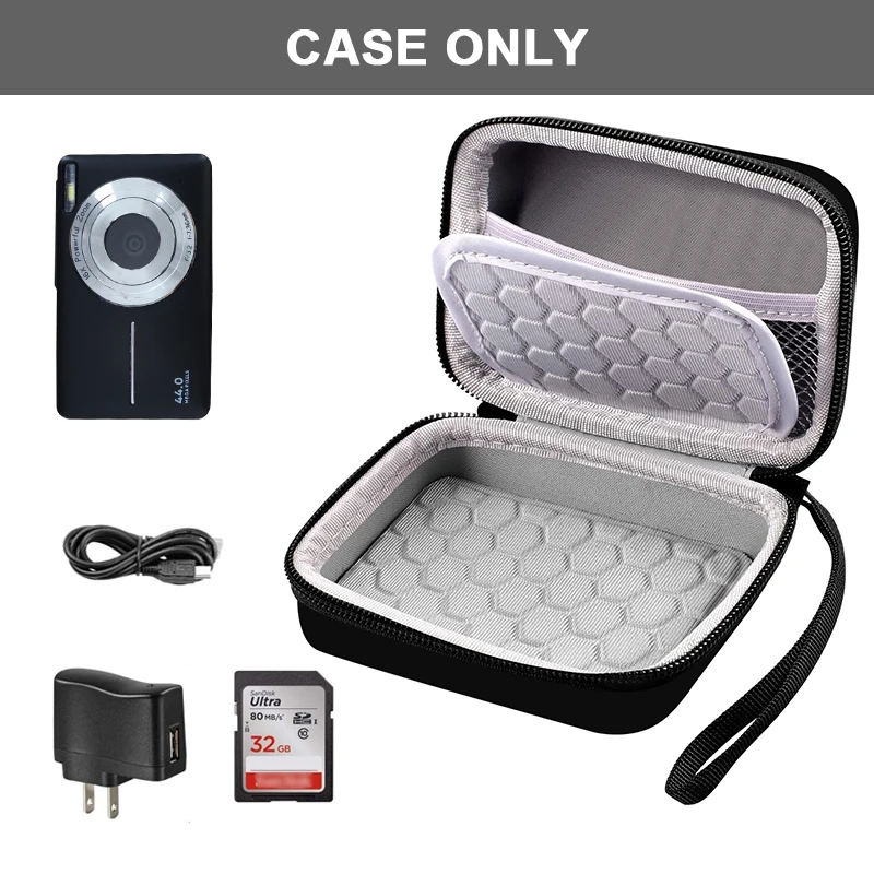 Carrying & Protective Case for Digital Camera, AbergBest 21 Mega Pixels 2.7\