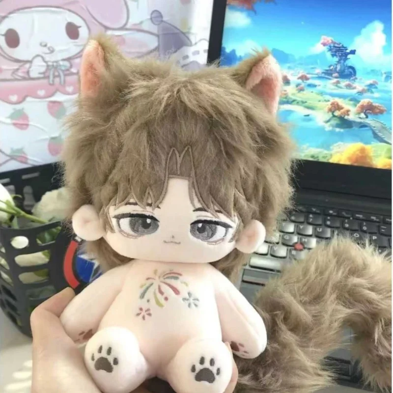 20cm coton poupée véritable Original beau squelette mignon habiller Anime jeu monde poupée en peluche coton corps poupée en peluche cadeau