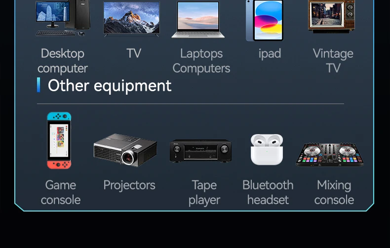KEBIDUMEI NFC Bluetooth 6.0 Audio-Empfänger Sender RGB Audio-Adapter 3,5MM AUX RCA Koaxial Optischer DAC-Konverter für TV PC C – Detail 11