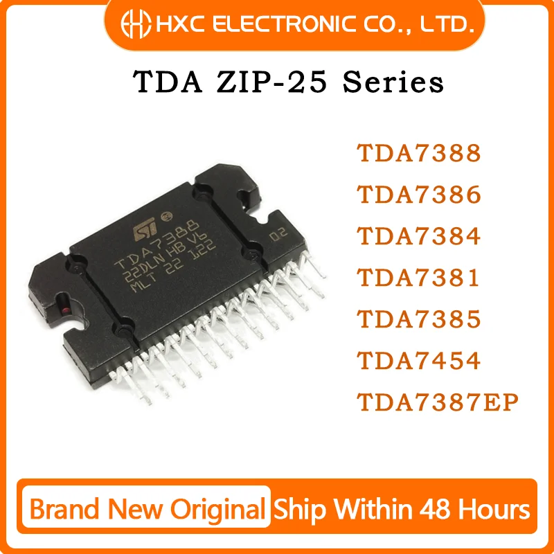 

10PCS TDA7388 TDA7386 TDA7384 TDA7381 TDA7385 TDA7454 TDA7387EP TDA 7384 7385 7386 7388 7454 7387EP ZIP-25