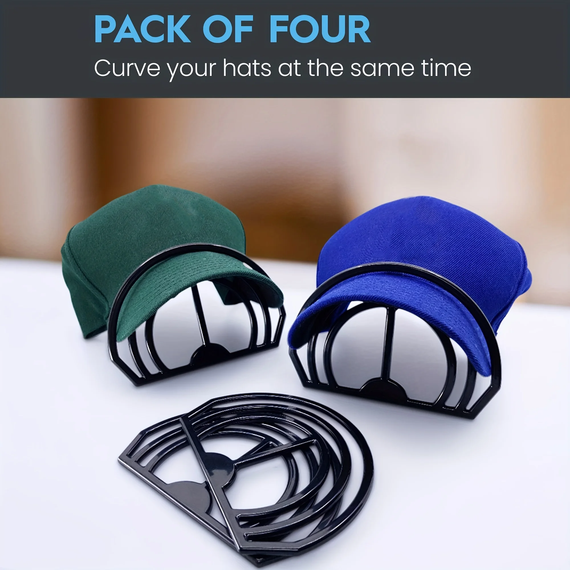Brim Bender-Perfect Hat Bending Band with Optional Steam-Convenient Brim Shaper Design with Dual Option Bill Bender Slots view 2