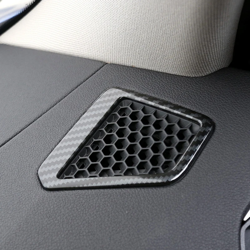 Car Styling Carbon Fiber ABS Air Outlet Panel Frame Trim Stickers Cover For BMW 3 Series G20 G28 20-22 Auto Interior Accessories