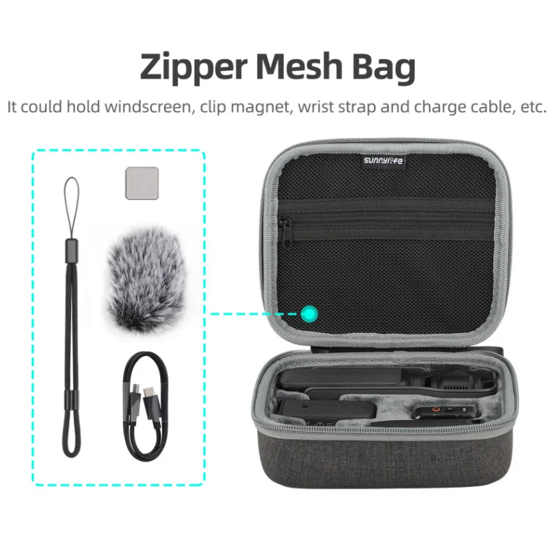 Portable Storage Bag For DJI Pocket 3 Carrying Case Suitcase Handheld Camera Body Handbag For Osmo Pocket 3 Pocket3  Accessories