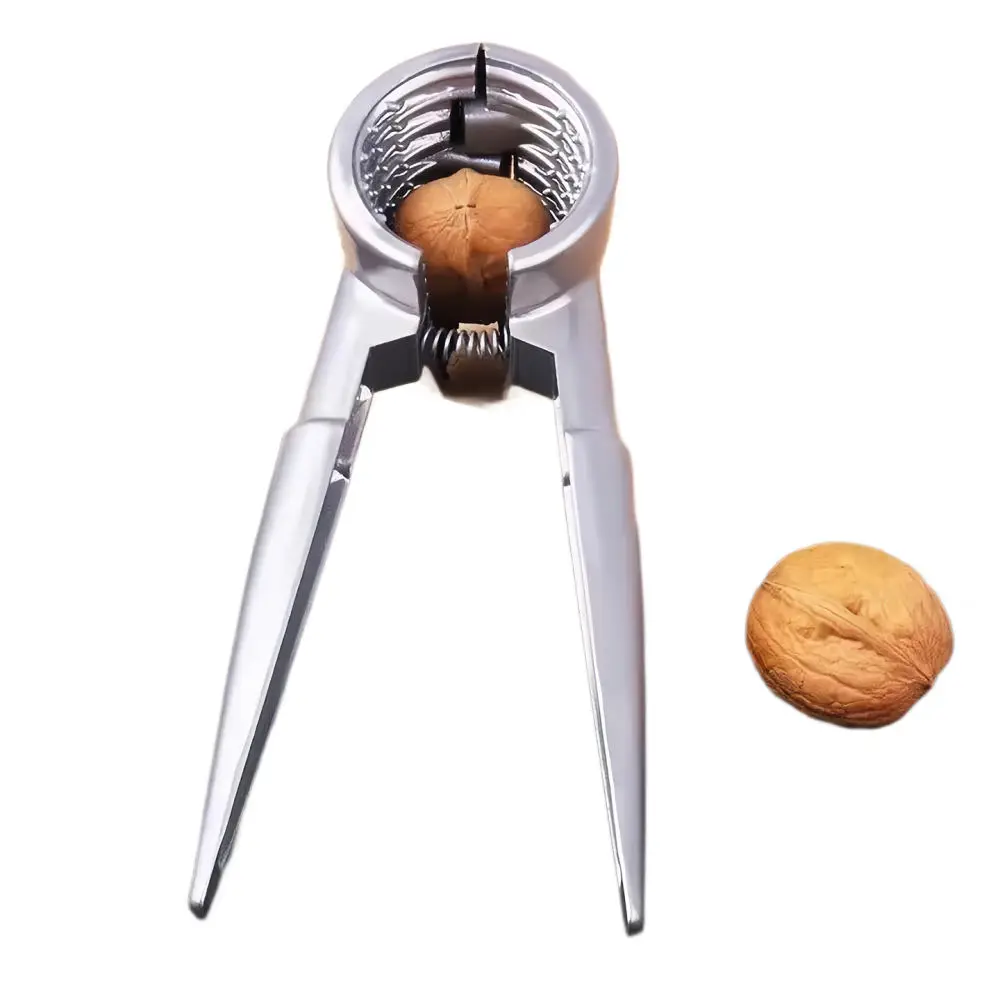 Effective Walnut Cracker Heavy Duty Nut Sheller Stainless Steel Tool For Home Kitchen Hazelnut Pecan Prep