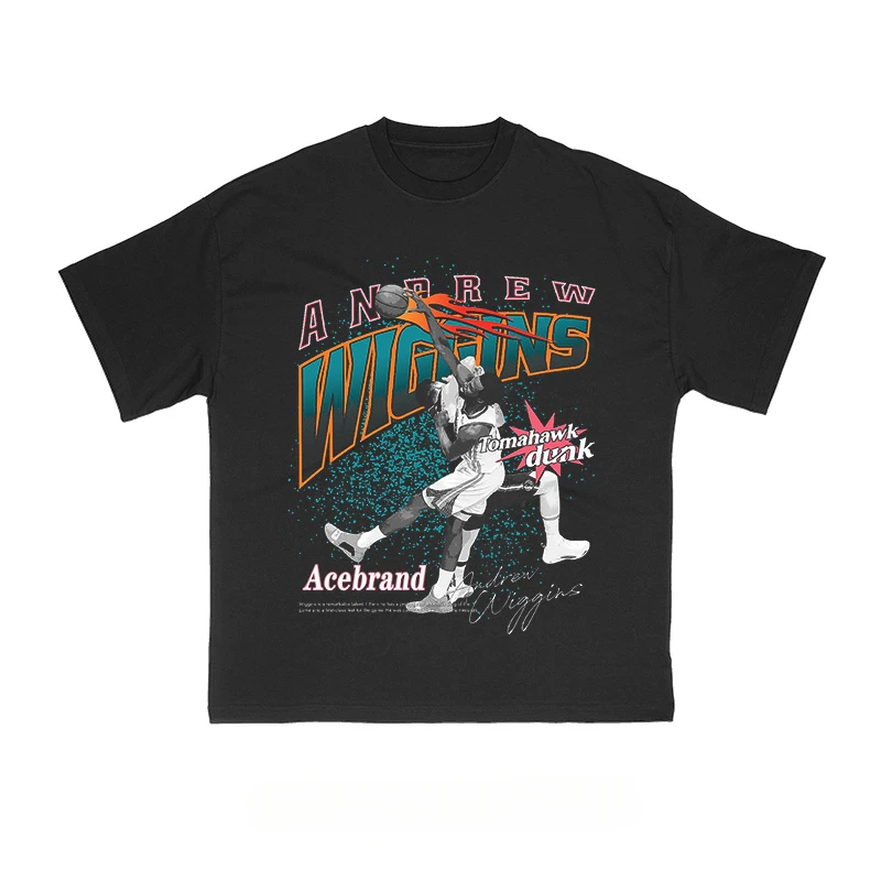 2025 ويجينز زر تي شيرت مطبوع الثقيلة الرجعية تنفس غسل لصنع القديمة قصيرة الأكمام فضفاضة صغيرة العنق