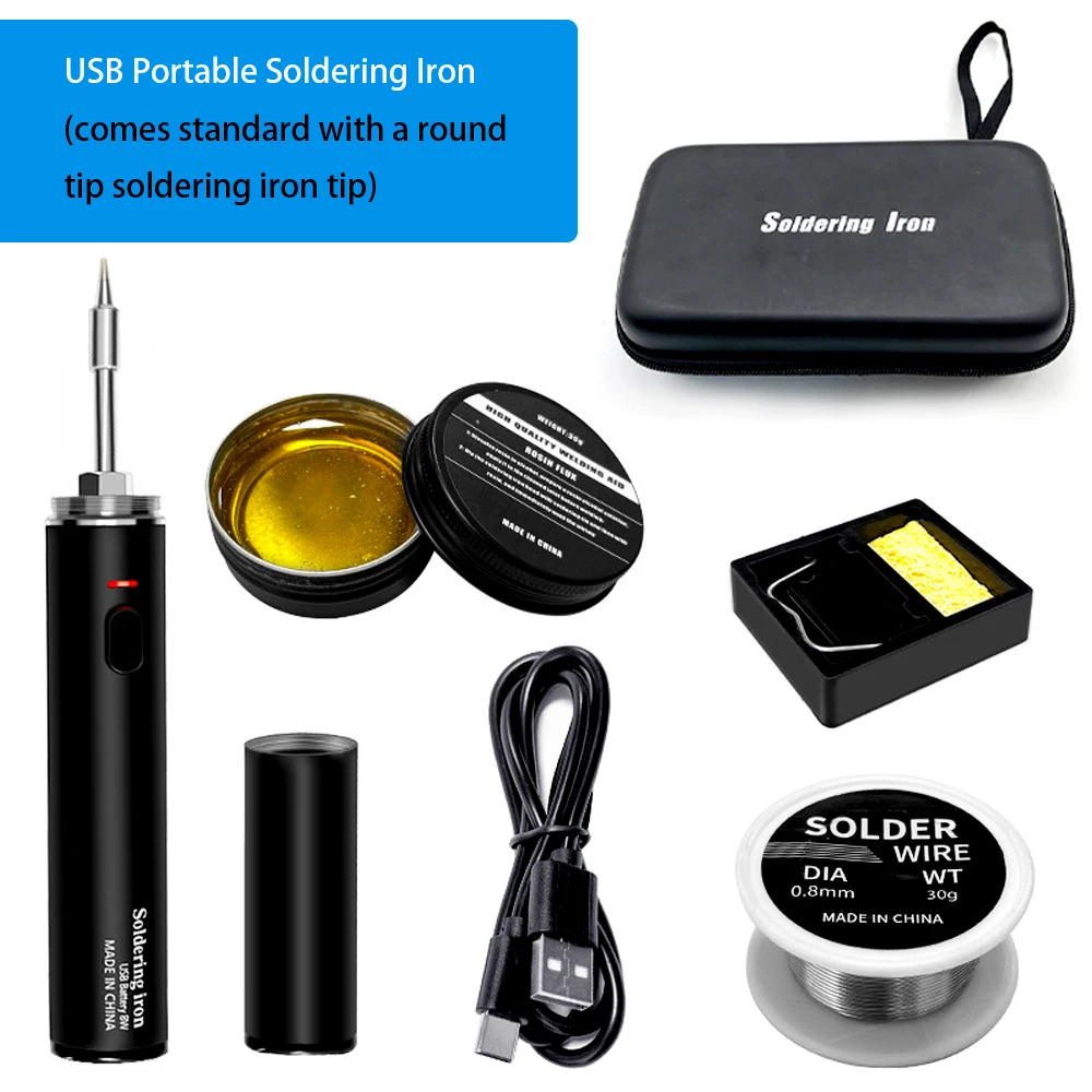 

Паяльник с беспроводной зарядкой, 10 Вт, USB-паяльник, встроенный литиевый аккумулятор 18350, 2000 мА, 3-скоростной паяльник с быстрым нагревом, сварочный инструмент