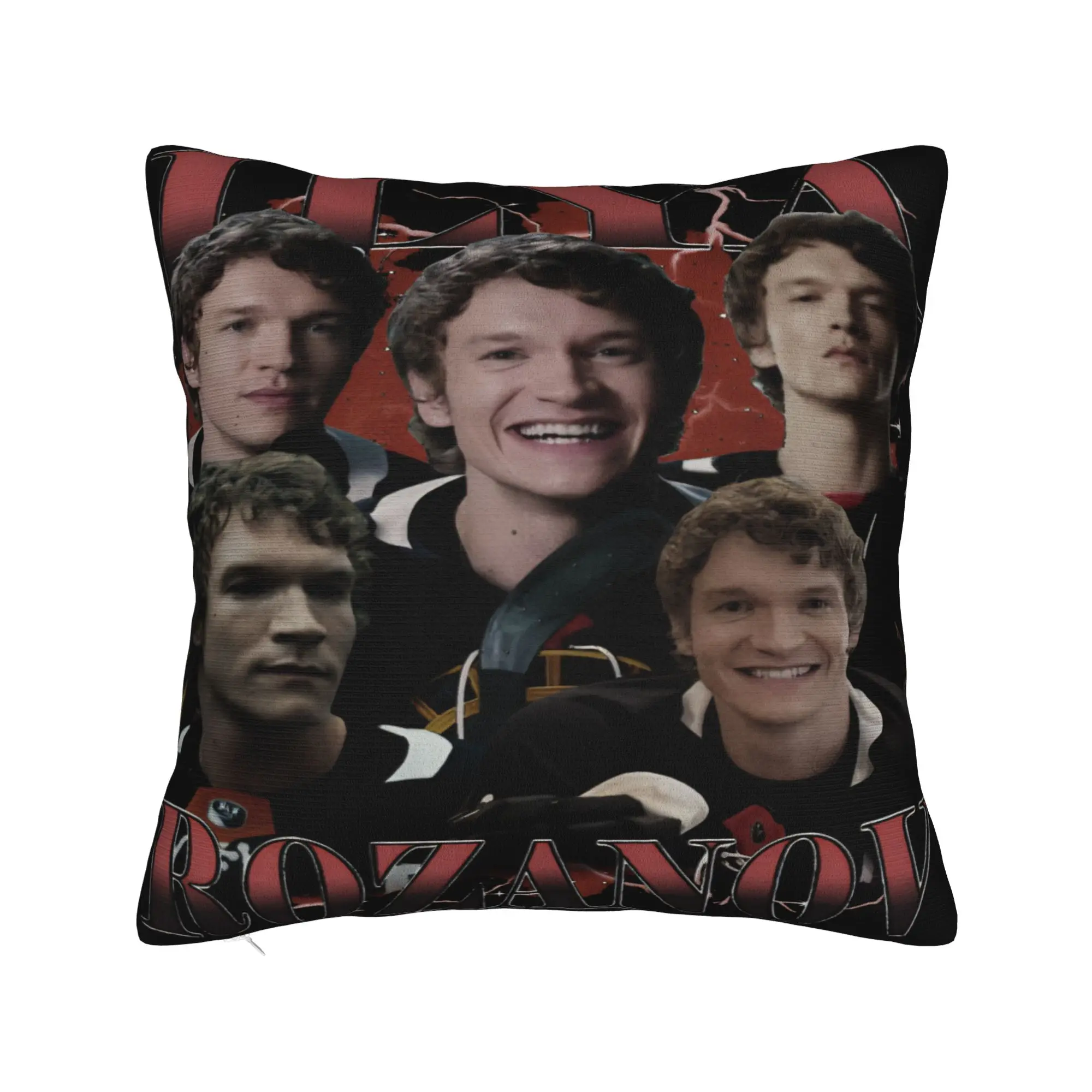 Connor Storrie Rozanov Bootleg Rozanov Heated Hockey Rivalry Pillow Case Soft Pillow Cover For Office Car Home Decor Pillowcases