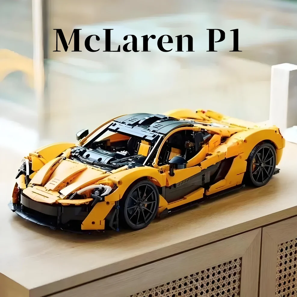 3893Pcs Technical Building Blocks Compatible 42172 McLaren P1 Moc Bricks Model for Adults Sports Car Toys for Boy Christma Gifts