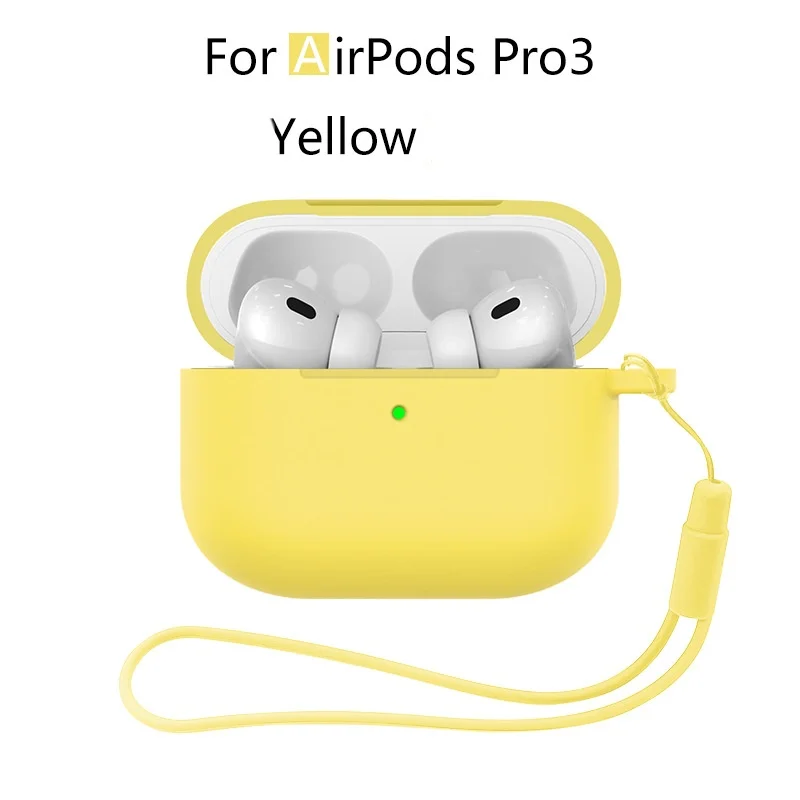 Neu für Airpods Pro 3 2025, Silikonhülle, Kopfhörer-Zubehör mit Reinigungsset und Lanyard, vollständige Schutzhülle für Airpods Pro 3 – Detail 21