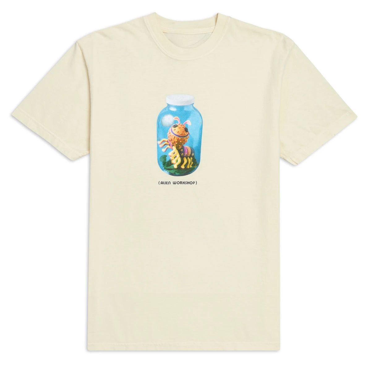 Retro Alien Workshop Graphic Cotton T-shirt Unisex Summer Short Sleeve Fashion Brand Tee Luxury Casual Vintage Tees