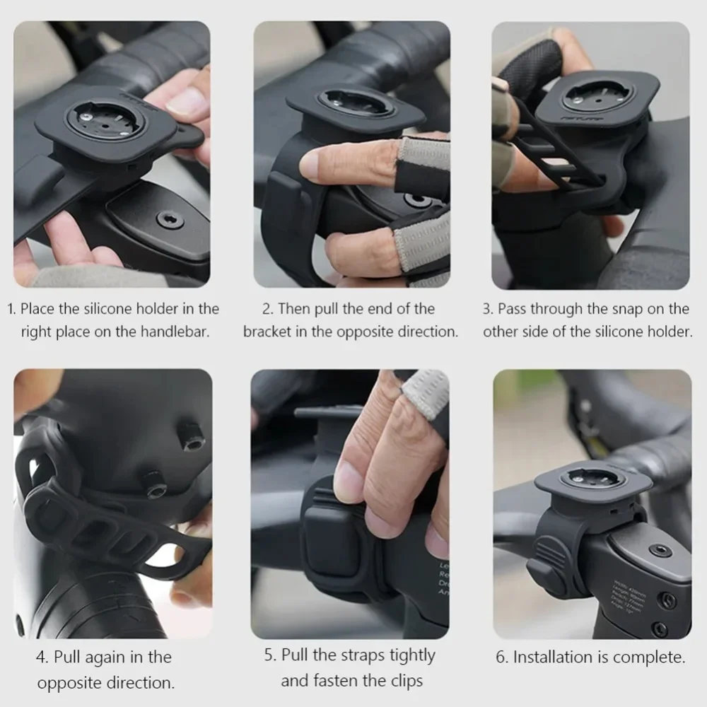 2026 NEUER Silikon-Rutschfester Fahrradcomputer-Halter Multifunktionaler Fahrradlenker-Ständer Fahrradzubehör – Detail 16