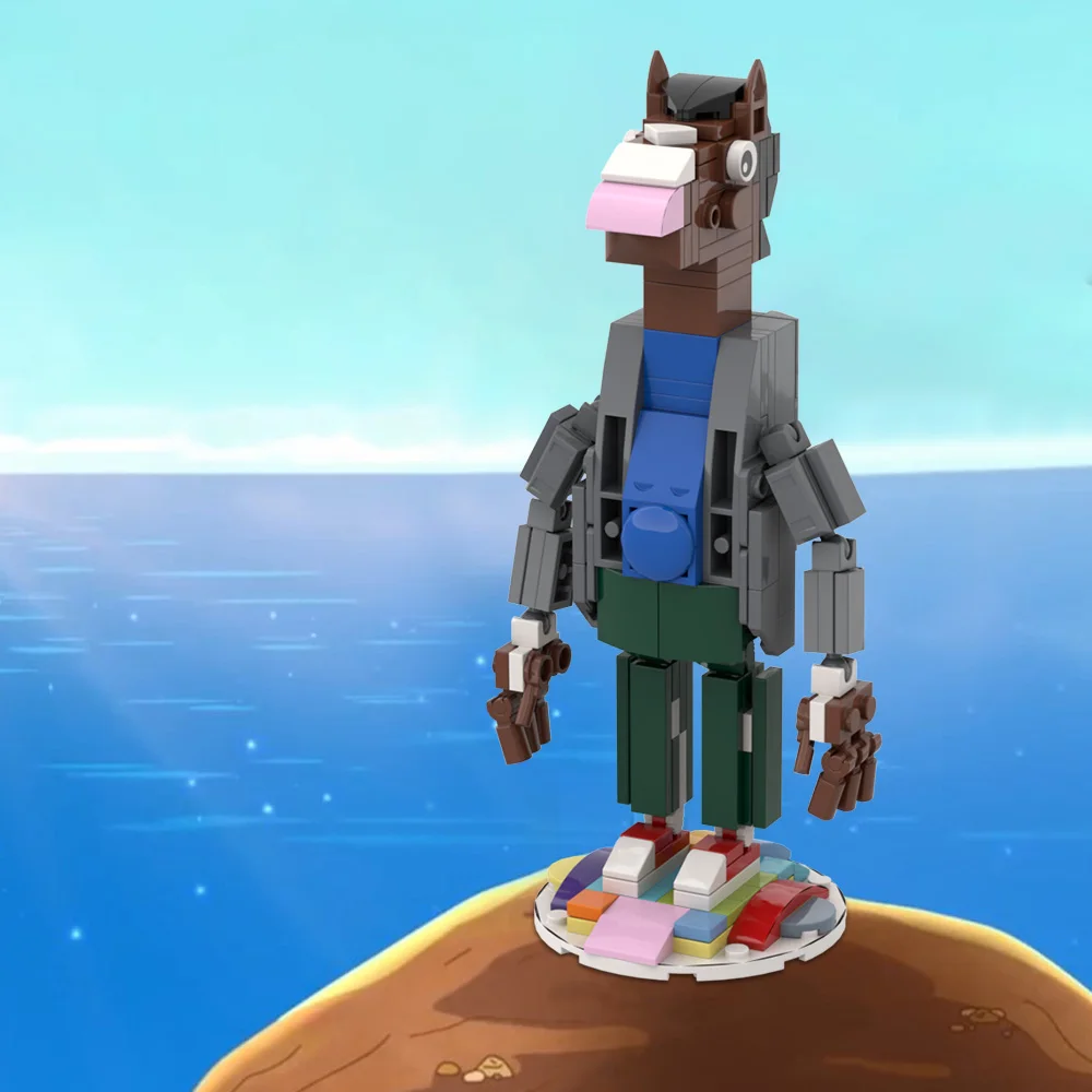 MOC BoJacks Horsemans รุ่น Building Blocks ตลกภาพเคลื่อนไหว BoJack สัตว์ Humanoid Action Figure ประกอบอิฐของเล่นของขวัญ