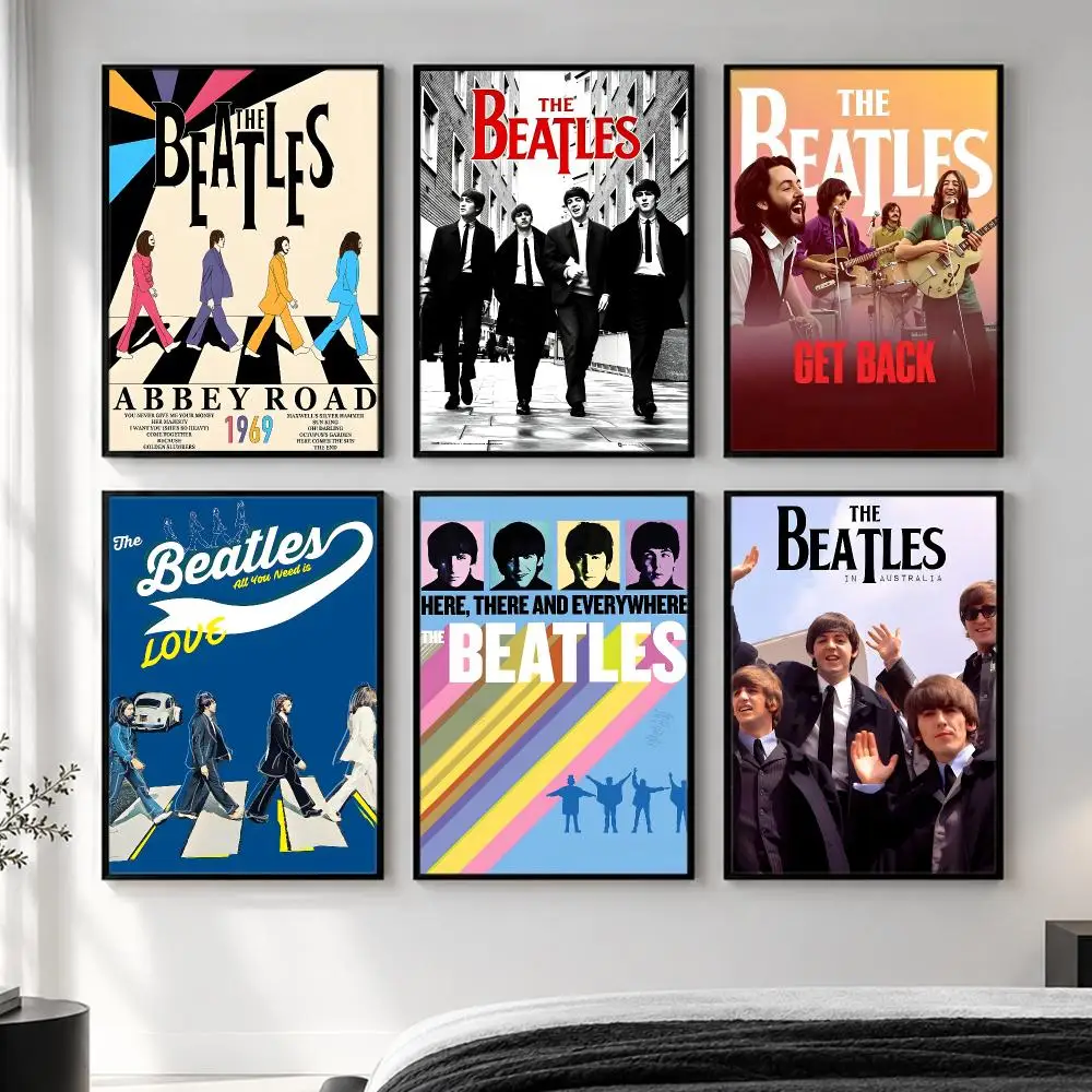 band The Beatles Poster  HD Poster Simple Home Decoration Suitable for Living Room Bedroom Corridor Gift Giving