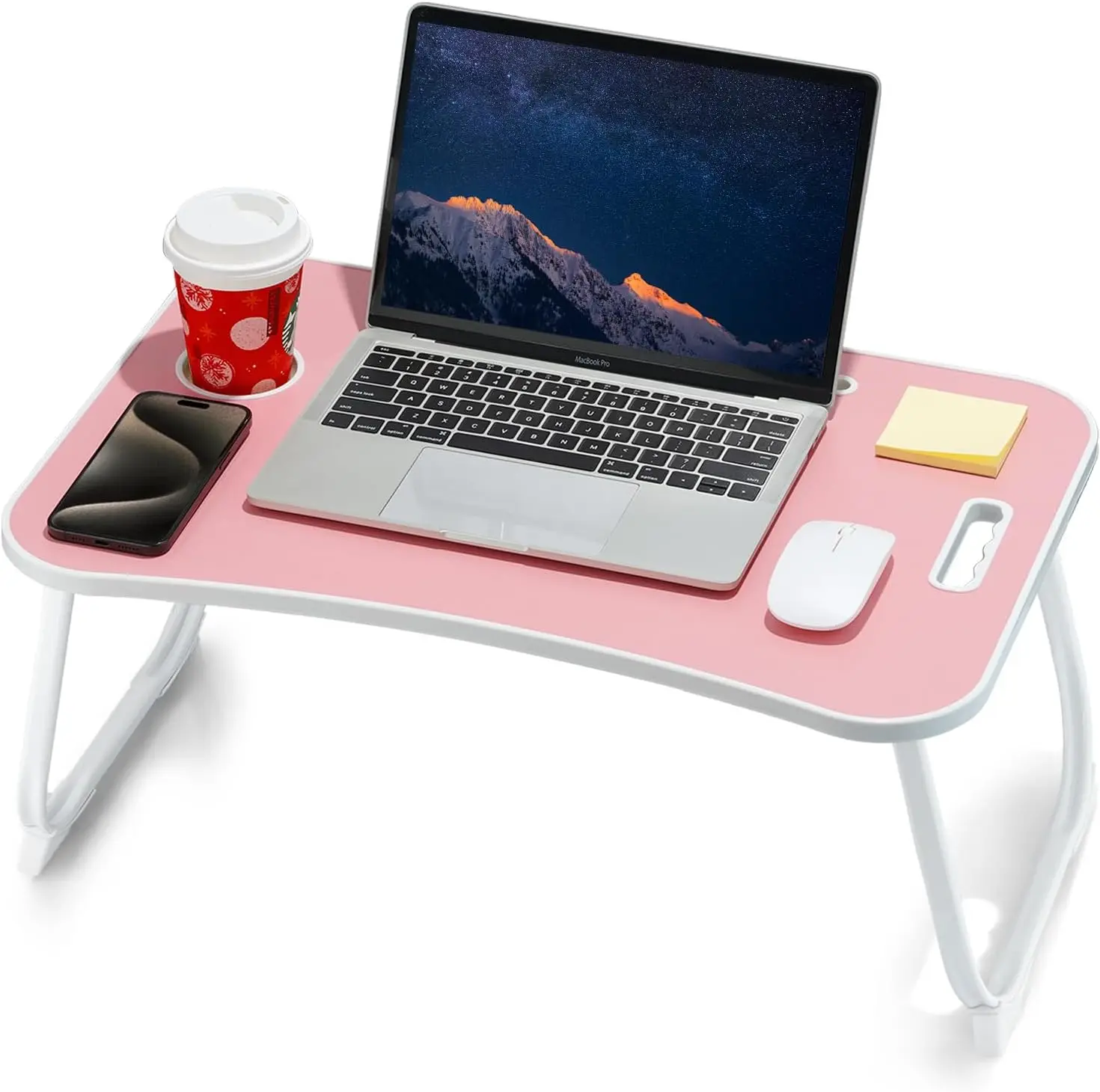 Versatile Foldable Lap Desk with Cup Holder