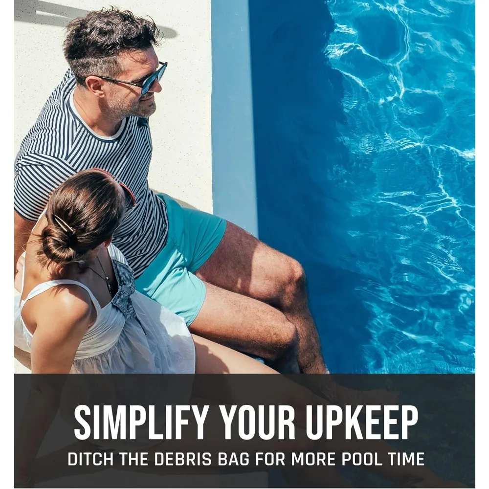 Suction Pool Cleaner for In-Ground Gunite Pools up to 20 x 40 ft. (Automatic Pool Vacuum)