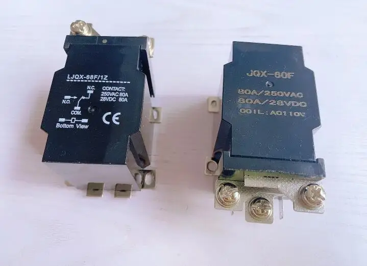 JQX-58F 1Z 60A JQX-60F 1Z 60A/80A JQX-68F 1Z 80A High-power relay DC12V DC24V AC110V AC220V