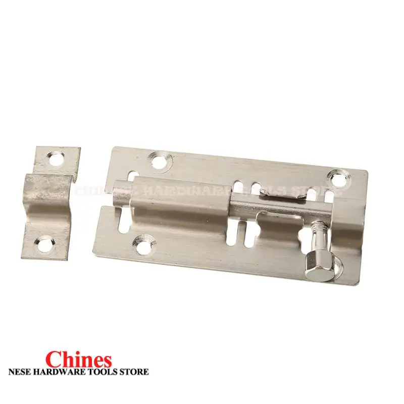 

Heavy-Duty 3-inch Solid Sliding Door Latch – Home Hardware for Cabinets, Gates, & Towers | Safety Bolt Lock with Window Catch