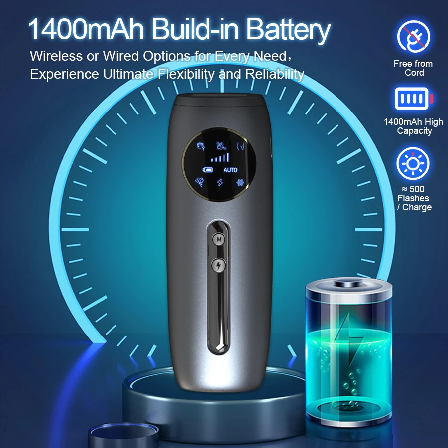 قابلة للشحن إزالة الشعر بالليزر الياقوت التبريد السيارات الدائمة غير مؤلم البيكينيات المتقلب في المنزل الجليدية الباردة اللاسلكية IPL لنزع الشعر