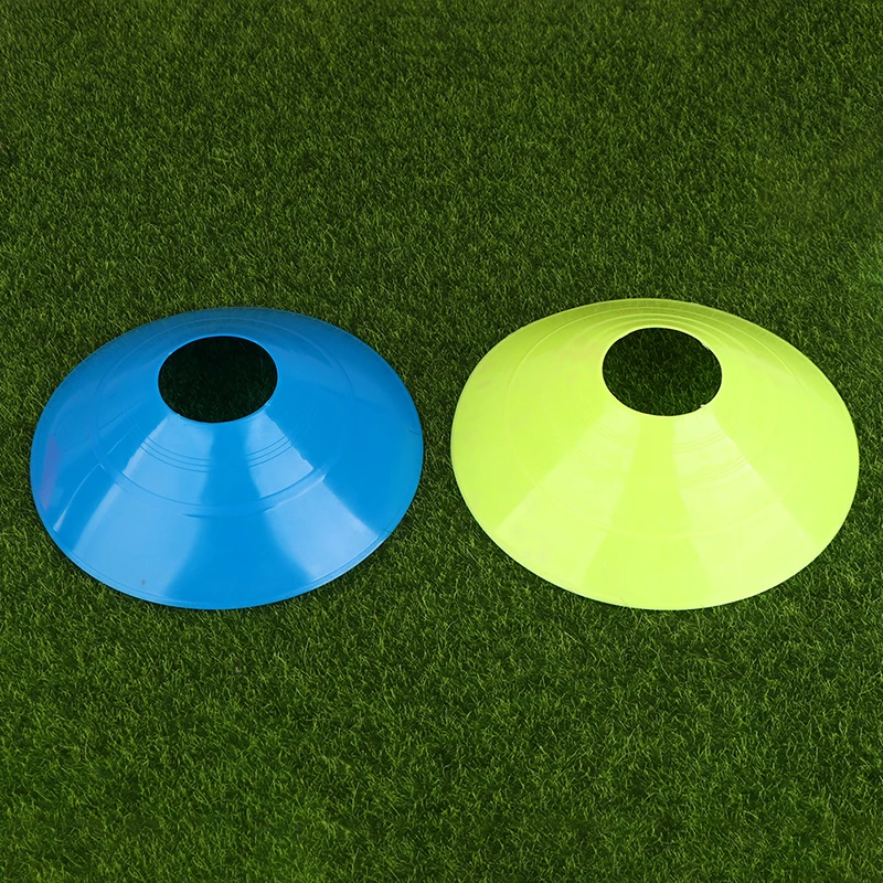 5Pcs/lot Agility Disc Cone Set Multi Sport Training Space Cones With Plastic Stand Holder For Soccer Football Ball Game Disc