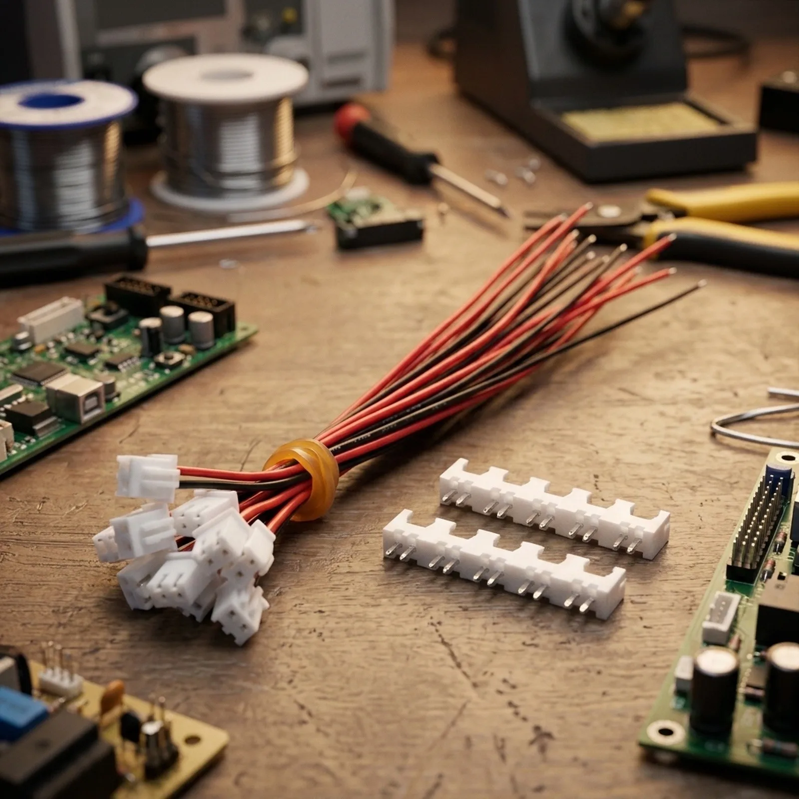 Convenient connection with 23 pin male and female socket connector set 10 sets of for jst XH2 54mm cable connector