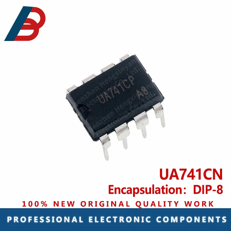 20pcs dip IC 8pins ua741cn ua741cp ua741 on amp LM741 741 Ti dip-8