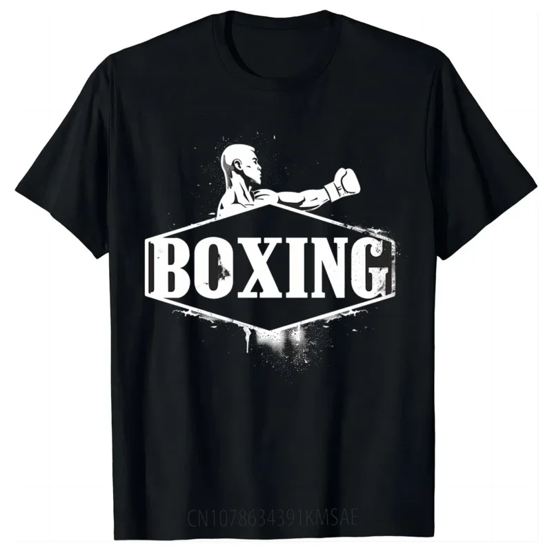 Authentic Boxing T-shirt with Bold Graphics Perfect for Gym Lovers T Shirt Graphic T Shirts Men Clothing Tops Camisas Streetwear