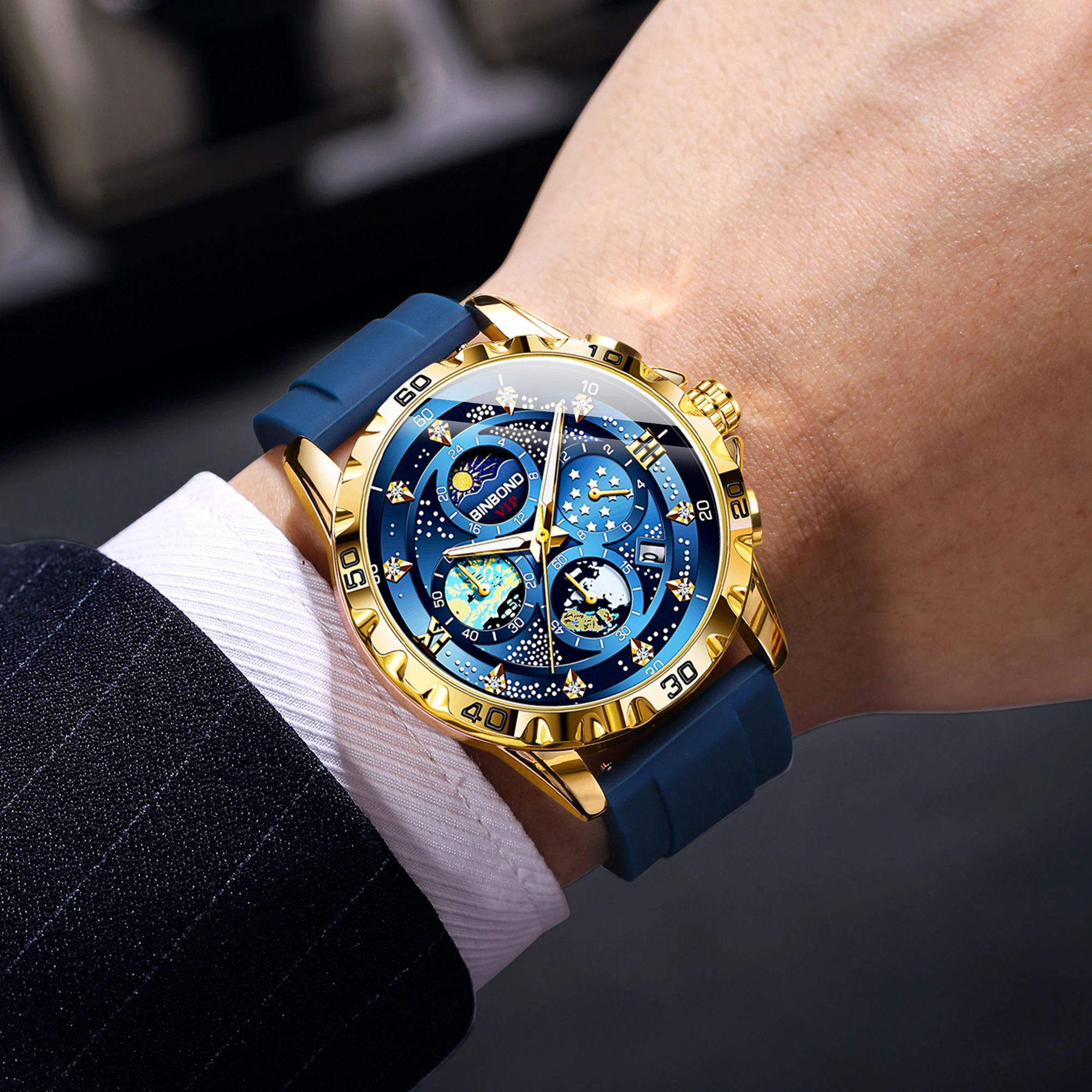 Relojes de cuarzo de lujo BINB - Luxury Watch Hublot reseña y precio