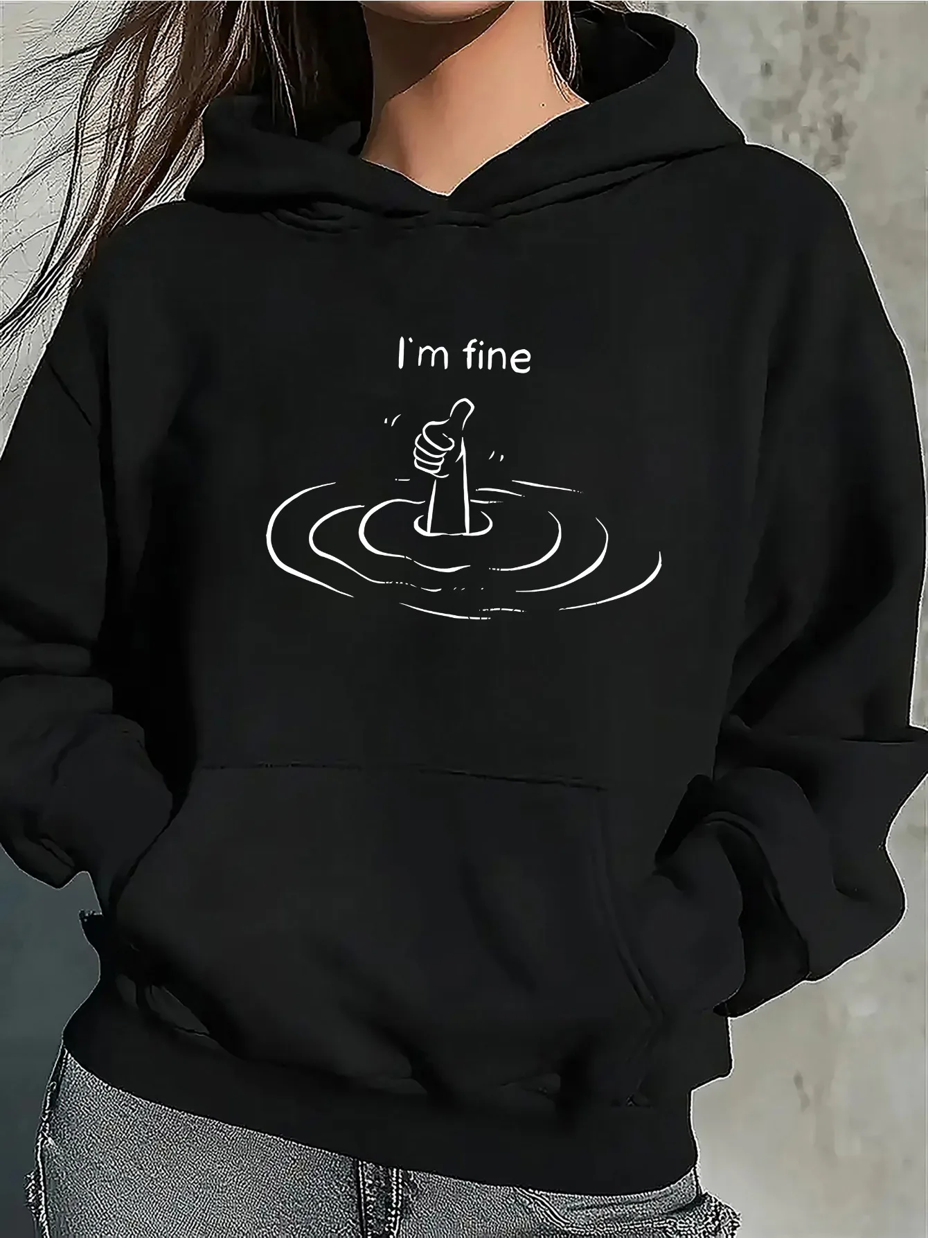 

Fun Graphic Printing Autumn and Winter Pure Cotton Men's and Women's Hoodies Casual Outdoor Street Sports Training Brand Trend