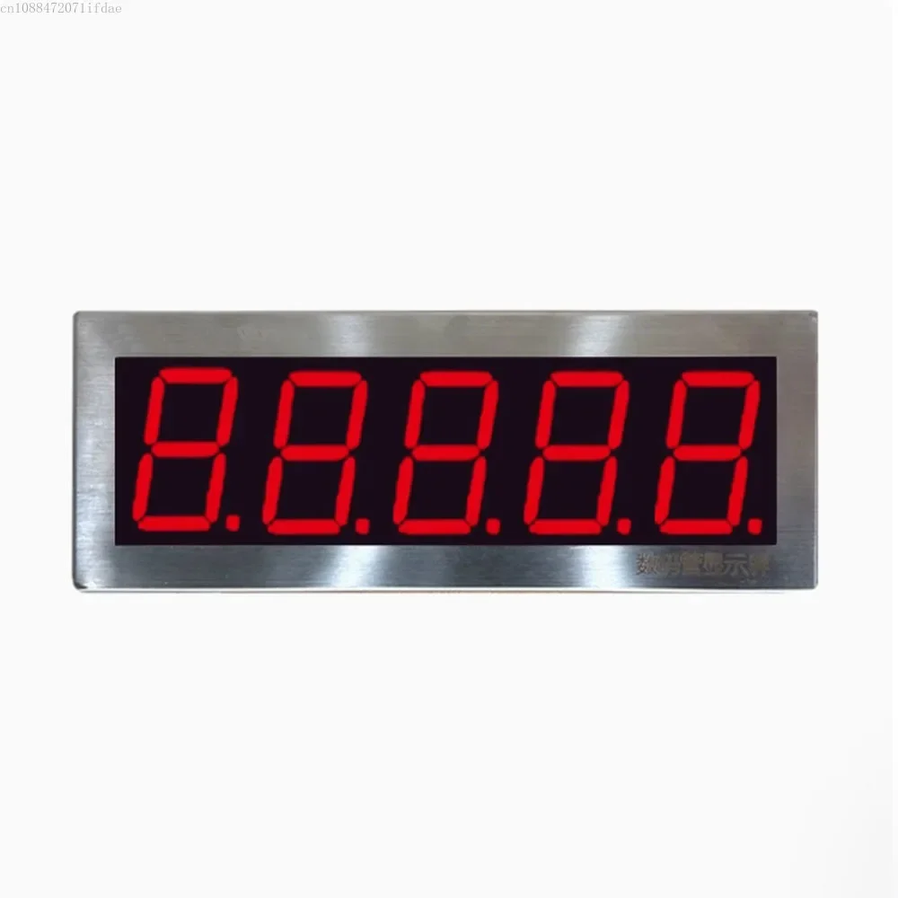 Taidacent 0-5V 0-10V 4-20mA RS485 Modbus 4/5 Digits 2.3/3 Inch Digital Display Meter Industrial Serial PLC Led Display Panel