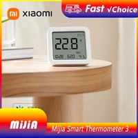 Xiaomi Mijia Smart LCD bluetooth thermometer 3 wireless electric digital Hygrometer Temperature Humidity Sensor With Mi Home APP