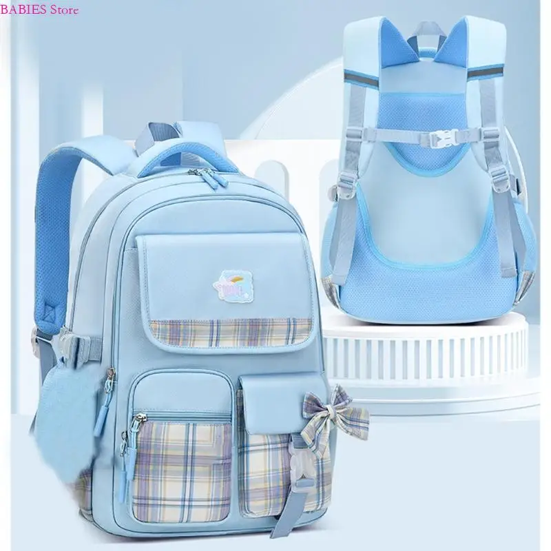 

C9GB Cartoon Printed Backpack Travel Laptop Bag for Children Student School Bookbag