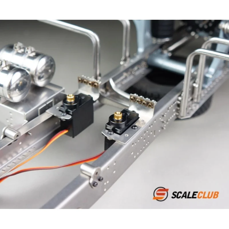 

1 PCS RC 1/14 Truck Differential Lock Servo Mount With Servo Vertical Fixed SCALECLUB For Tamiya 1/14 RC Tractor Truck Parts