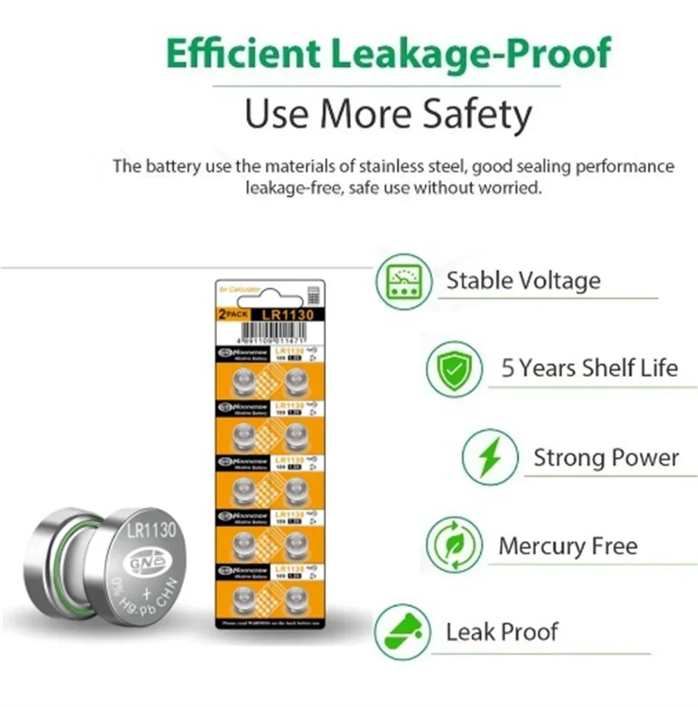 AG10 LR1130 Batteri…