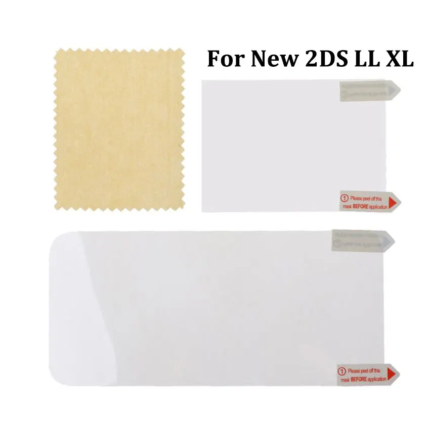 JCD Clear Beschermfolie Voor NDS DSi NDSi XL LL NDSL DS Lite Top + Bottom LCD Screen Protector Voor 2DS 3DS XL LL Nieuwe 3DSLL 3DSXL