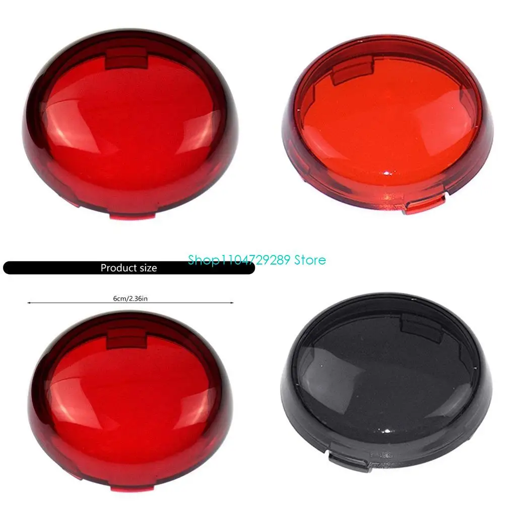 

D8KE Motorcycle Turn Signal Lens Cover Lenses Cover Front Rear Turn Signal Lens Covers Modification Accessory