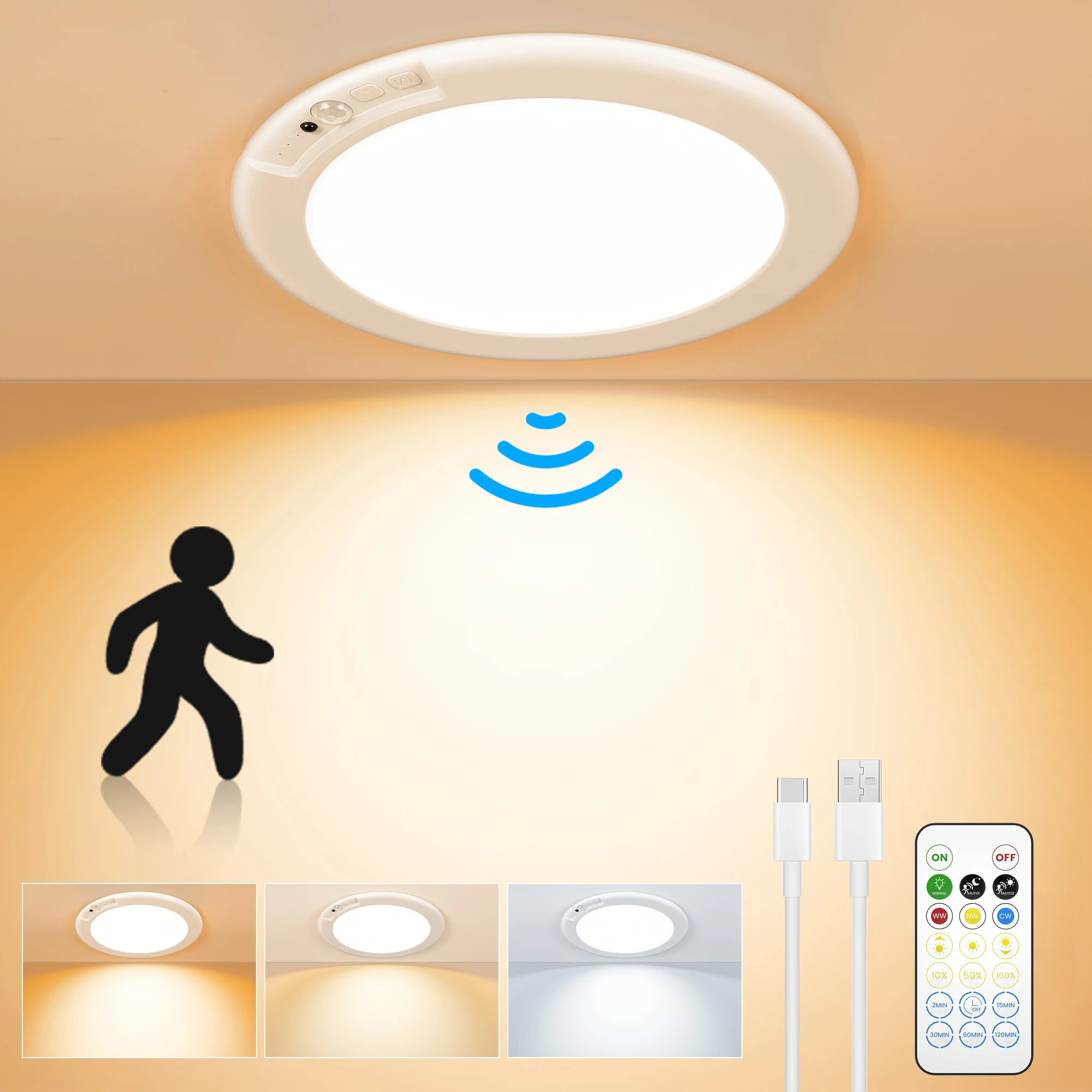 6000Mah Motion Sens…