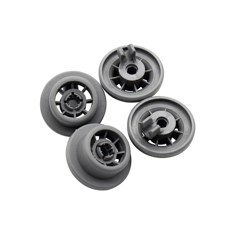 1/4PCS DIY Accessories Dishwasher Lower Bottom Basket Wheels Compatible For 165314 Dishwasher Spare Parts Lower Rollers