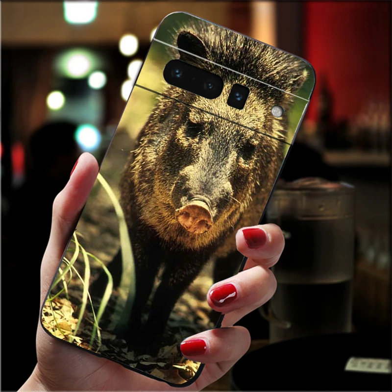 

Phone Case For Google Pixel 10 9 Pro XL 9A 8 7 6 Pro Pixel 8A 7A 6A Pixel 8 7 6 5 Animal Wild Boar