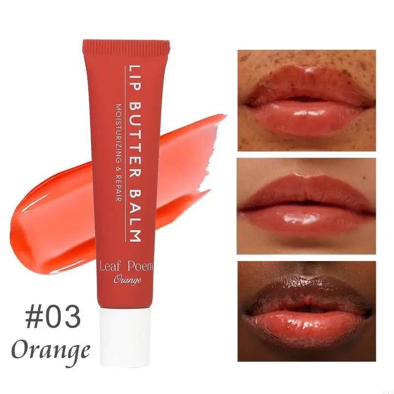 Q1FB Tinted Lip Butters Balm Hydrating Conditioning Glossy Finish Daily Use Lip Care
