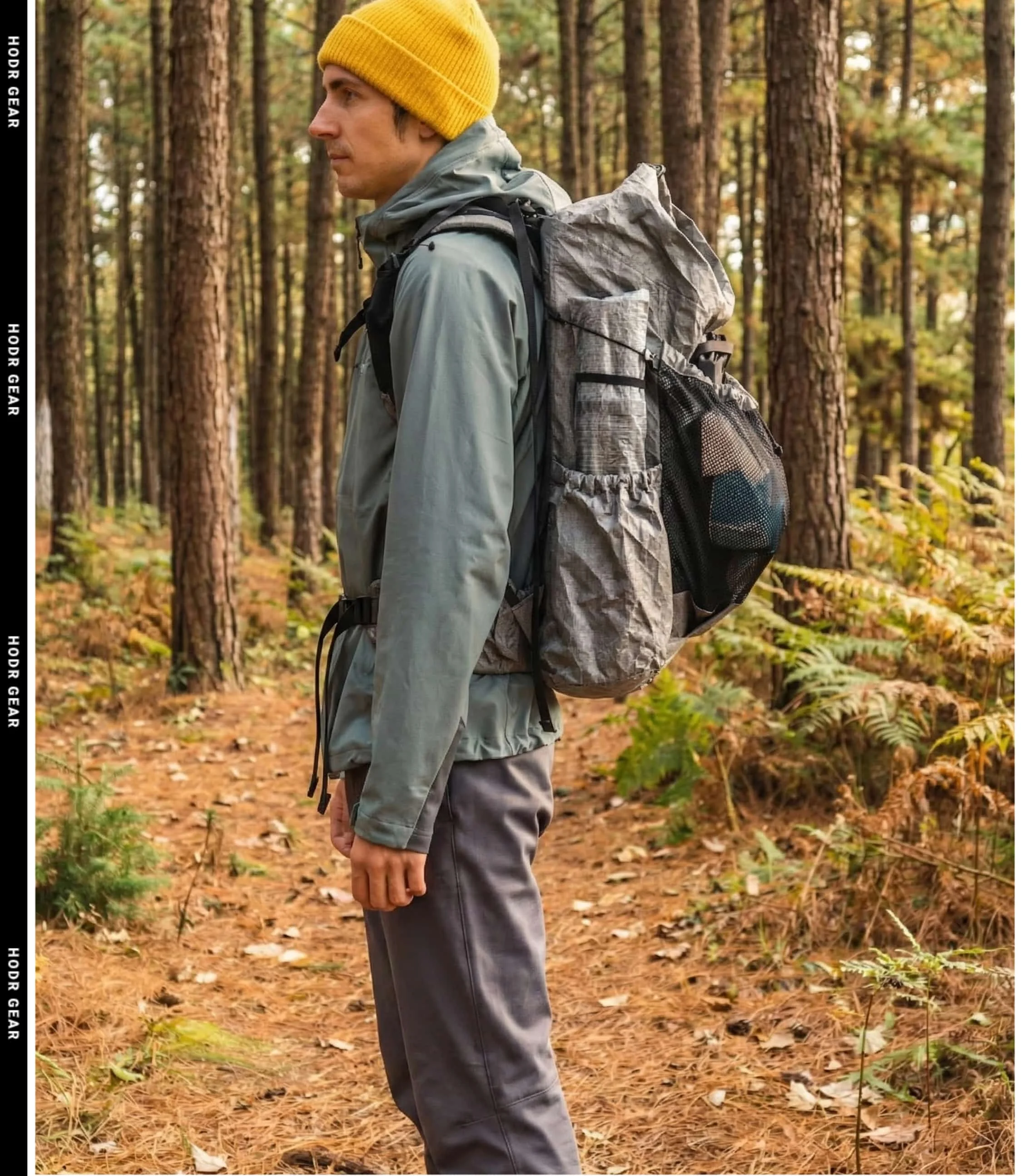 [HODRGEAR] Ultraleichte Dyneema-Zeltstangentasche, 9 g DCF, wasserdichter Aufbewahrungssack, Organizer-Koffer für Camping, Wandern, Zeltstangen, 30–55 cm – Detail 13