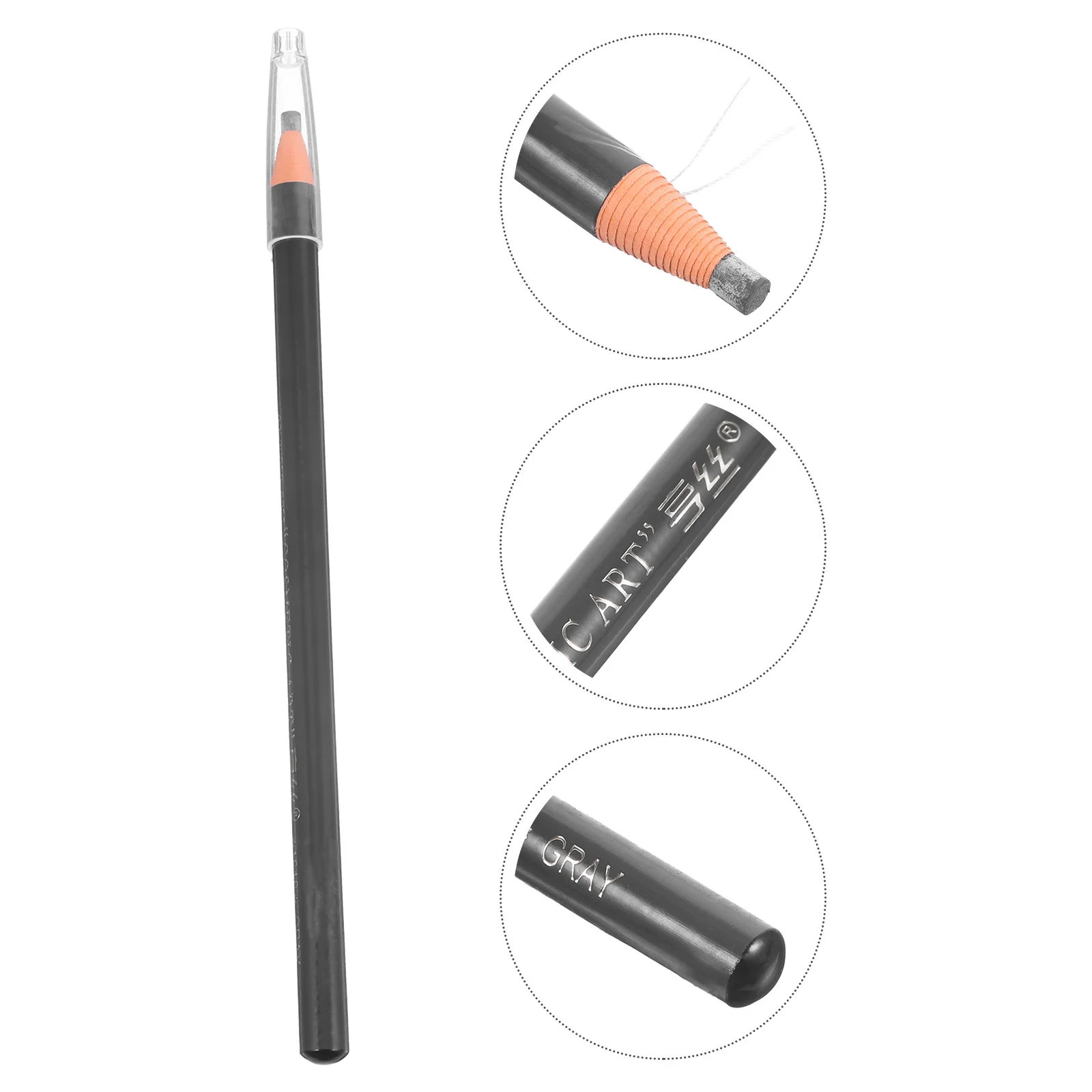 Oogschaduw Stick Pull Type Lijntekening Wenkbrauwpotlood Bruine eyeliner Donkere potloden voor dames