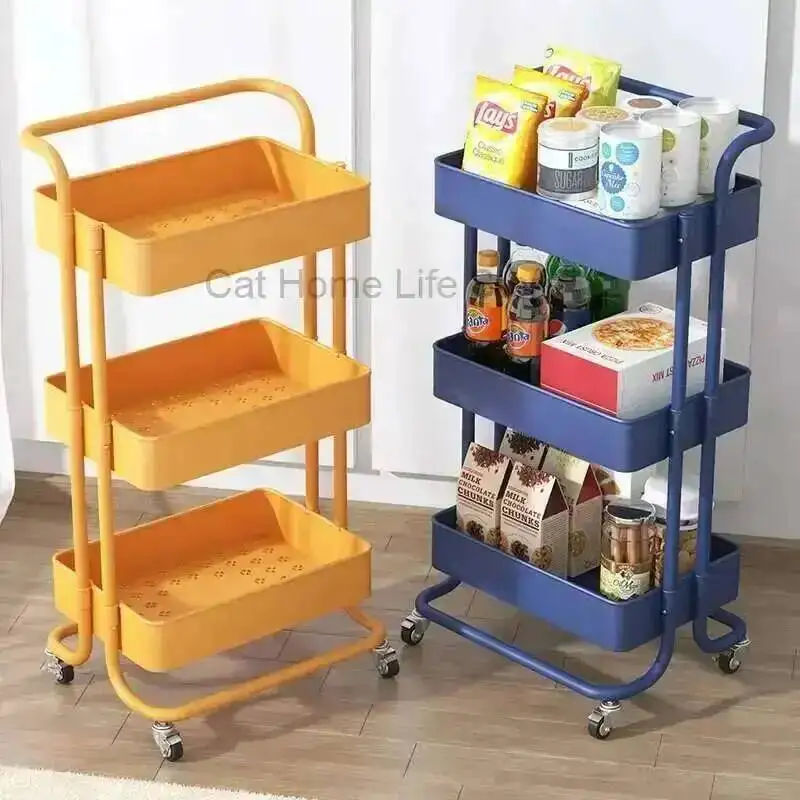 Cosmetic Lashes Cart Medical Beauty Trolley Salon Beauty Rolling Makeup Trolley Bar Storage Carrito Movil Furniture ZT50ST