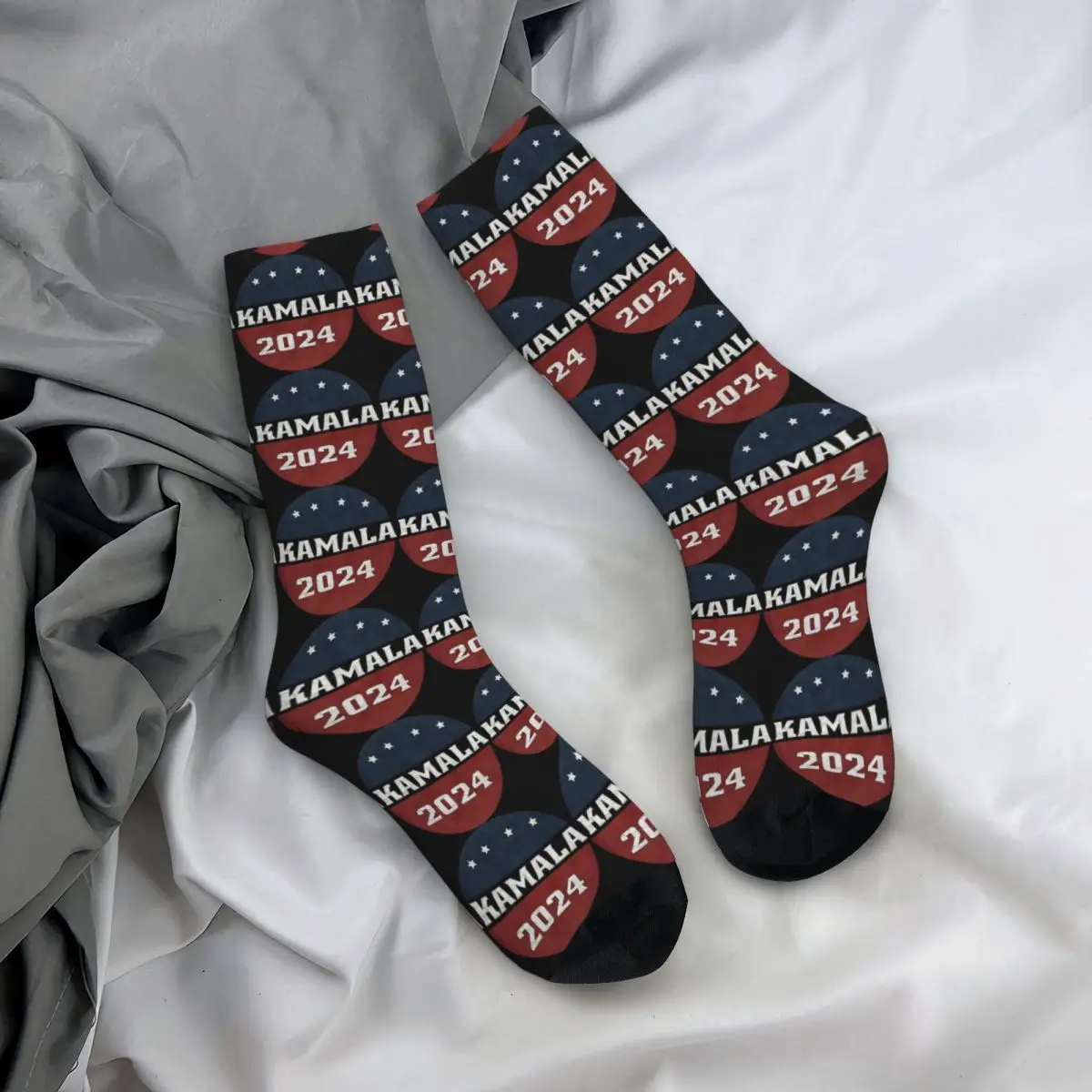 Kamala For President Kamala Harris 2024 Socks Winter Stockings Funny Men's Quality Socks Pattern Outdoor Sports Non Slip Socks