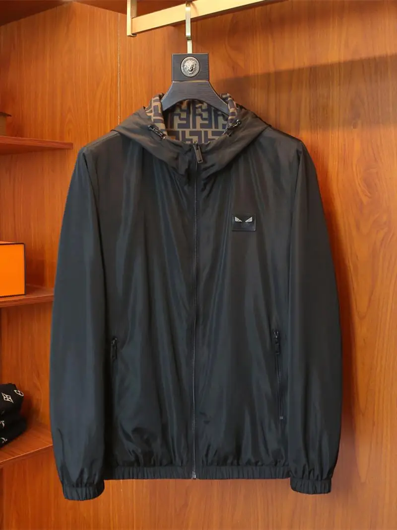 

Весенне-осенняя тонкая мужская куртка, повседневная верхняя одежда больших размеров, двусторонняя, модная, брендовая, приталенная, дышащая, из полиэстера.