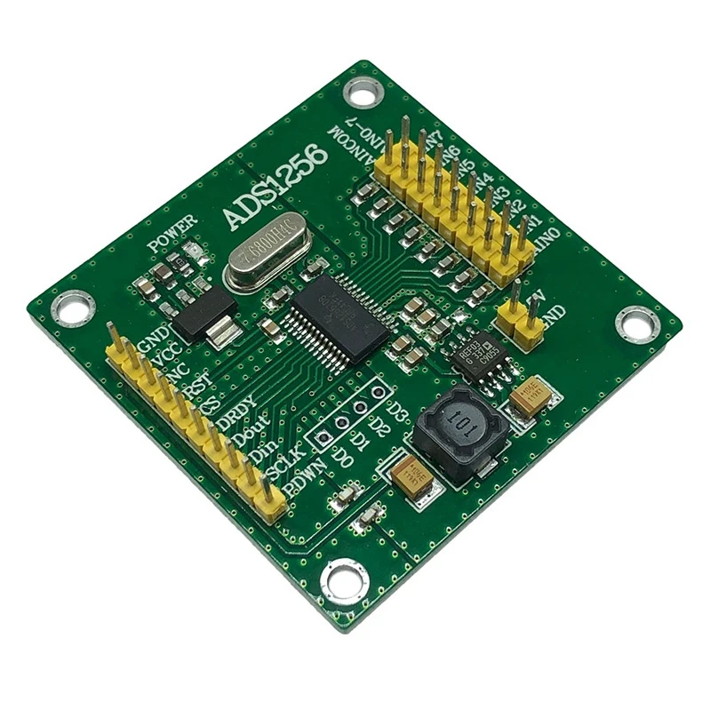 Модуль датчика и детектора ADS1256 Высокоточный модуль ADC преобразование 24-битный 8-канальный высокопроизводительный датчик