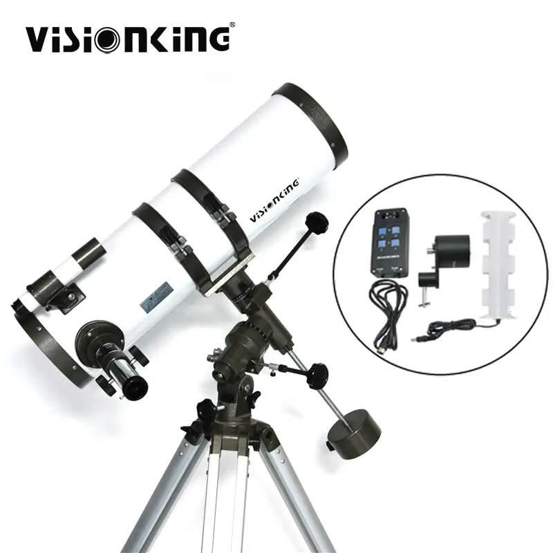 

Visionking 5.9 Inch 150-750 Reflector Astronomical Telescope Space Moon Star Observation Newtonian Equatorial Mount Motor Drive