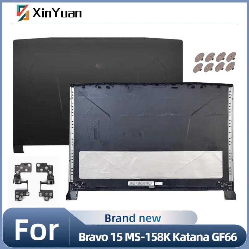 

Новый корпус для ноутбука Bravo 15 MS-158K Katana GF66 11UE 11UG MS-1581, задняя крышка ЖК-дисплея, верхний корпус/передняя панель ЖК-дисплея/петли ЖК-дисплея