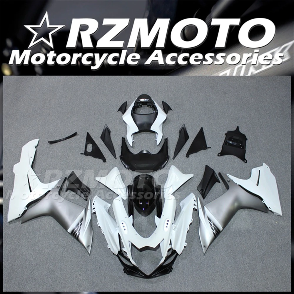 New ABS Motorcycle Fairings Kit For Suzuki GSX-R 600 750 K11 2011 2012 2013 2014 2015 2016 2017 2018 L1 Bodywork Set White Gray